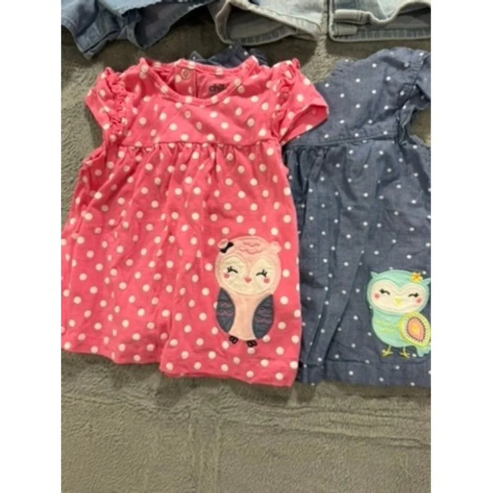 OshKosh Cat & Jack Toddler Clothes Bundle 18M 2T‎ Overalls Romper Leggings 7pc